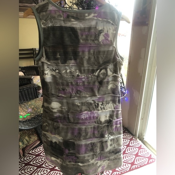 JEUNE JEUNESSE Tiered Sleeveless Dress, Stetchy - Picture 4 of 5